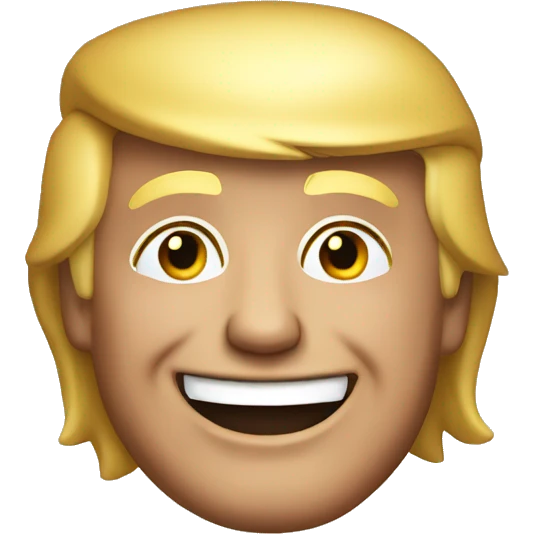 Donald Trump happy emoji