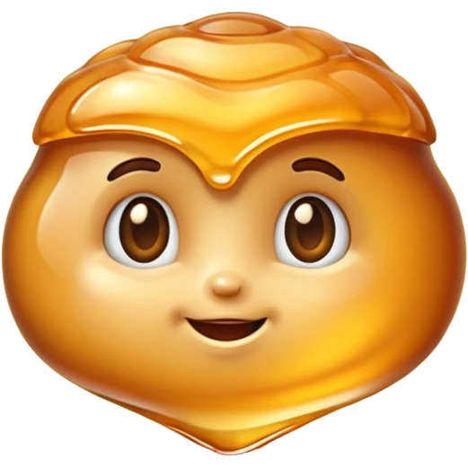 nuts with honey emoji