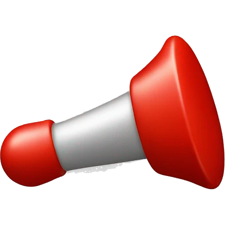 red push pin emoji