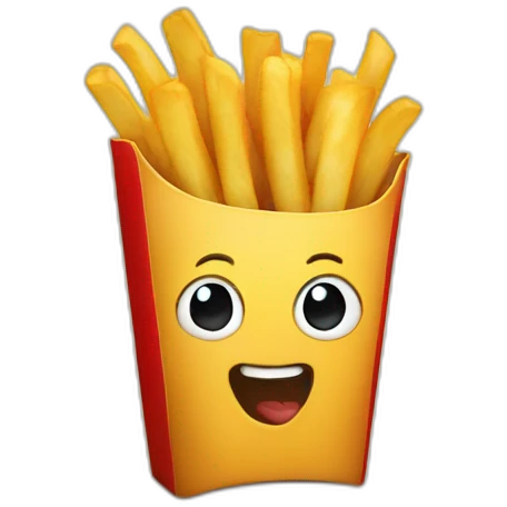 french fries emoji