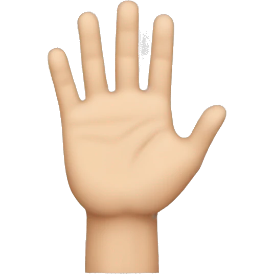 Man stop hand  emoji