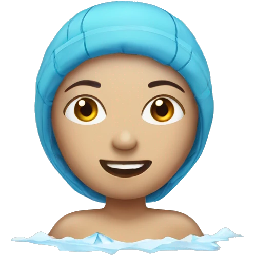 Women in ice swiming emoji