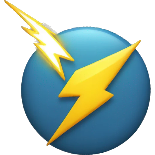 lightning bolt emoji
