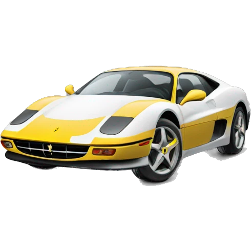Ferrari car with a viking logo on it emoji