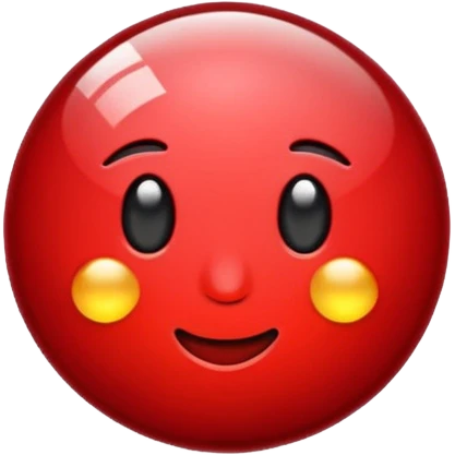 glitter red pin emoji
