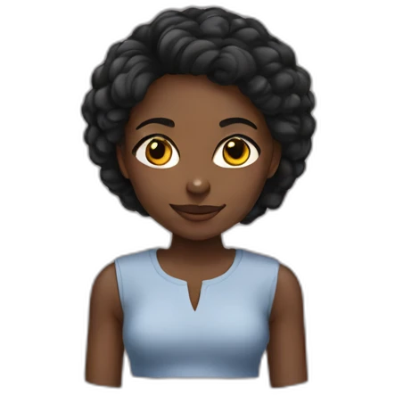 black-girl-alt emoji