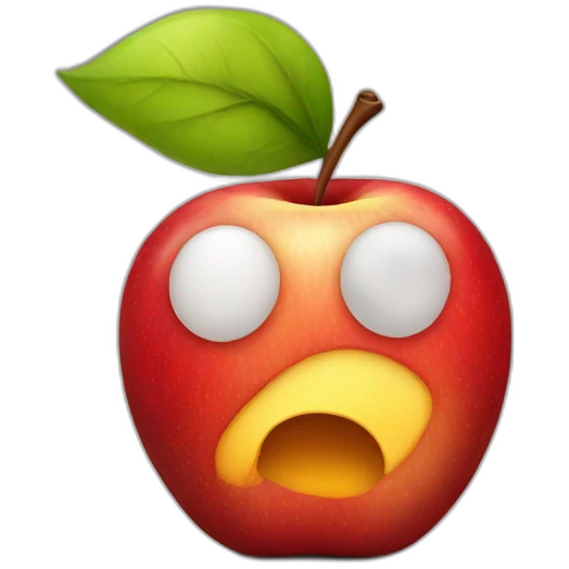 Apple warm emoji
