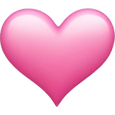 Pink heart emoji