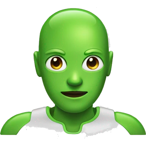 Green Androide  emoji