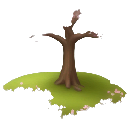Sakura tree emoji