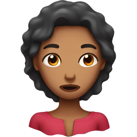 Person with period cramps emoji