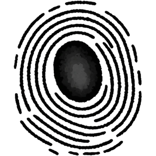 ink finger print on paper emoji