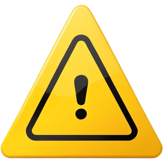 panneau danger emoji