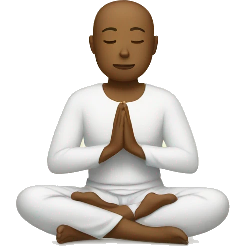 meditation emoji