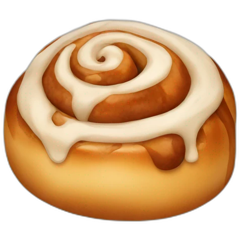 American cinnamon bun emoji