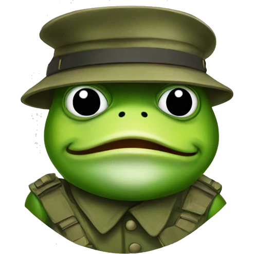 frog solidier emoji