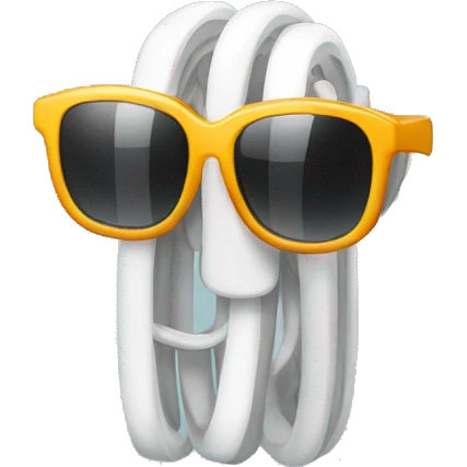 Clippy with sunglasses emoji