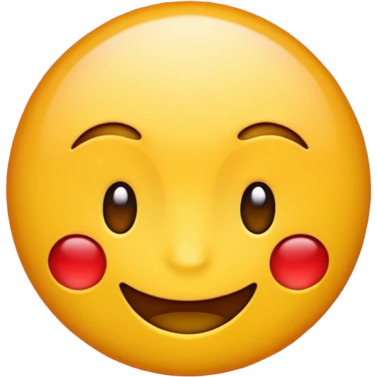 crie um emoji de positivo sem o dedo mindinho e na cor vermelha emoji