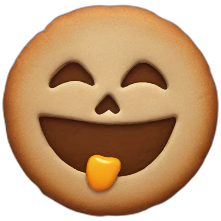 halloween cookie emoji