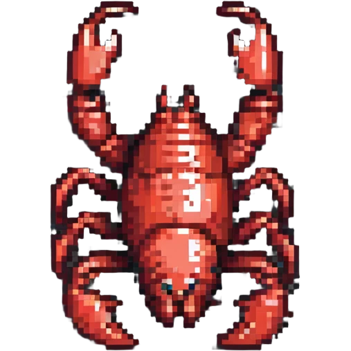 red scorpion emoji