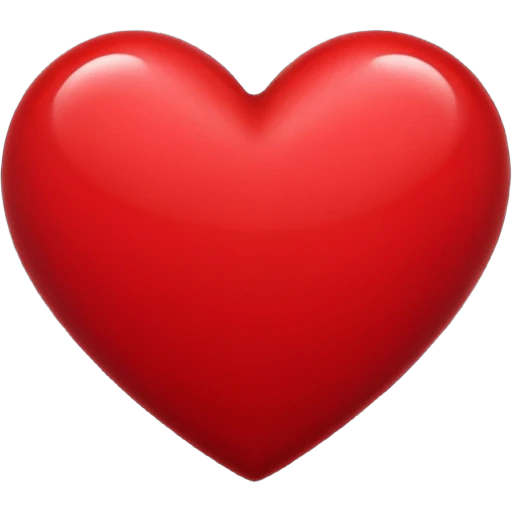 Dark Red heart  emoji