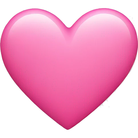 Pink heart emoji