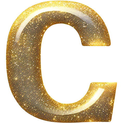 Letter C sparkle  emoji