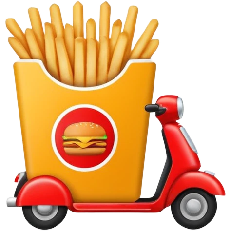 fast food delivery logo emoji