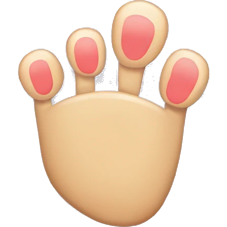Toes with socks emoji
