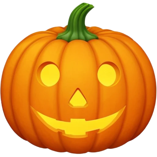 pumpkin without face emoji
