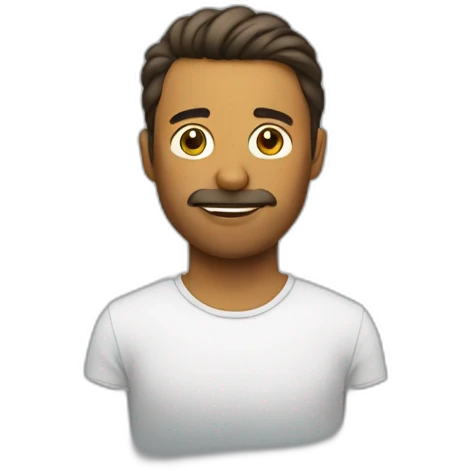 Hommeavec une dinde emoji
