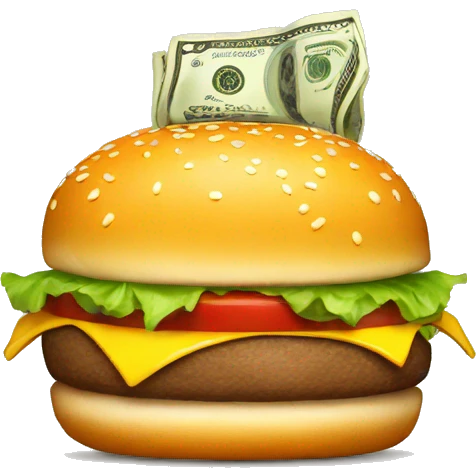 burger money emoji