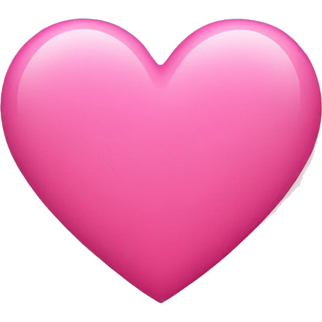 Pink heart emoji