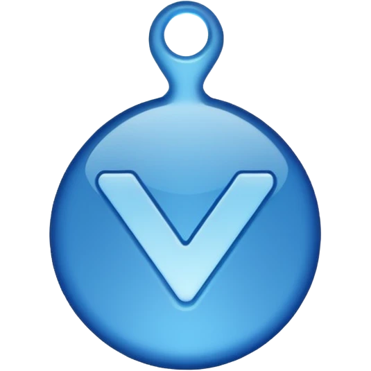 A blue tick used in instagram emoji