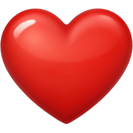 red heart emoji