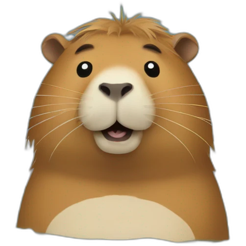 Capybara in a hot tub emoji