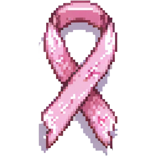 pink ribbon emoji