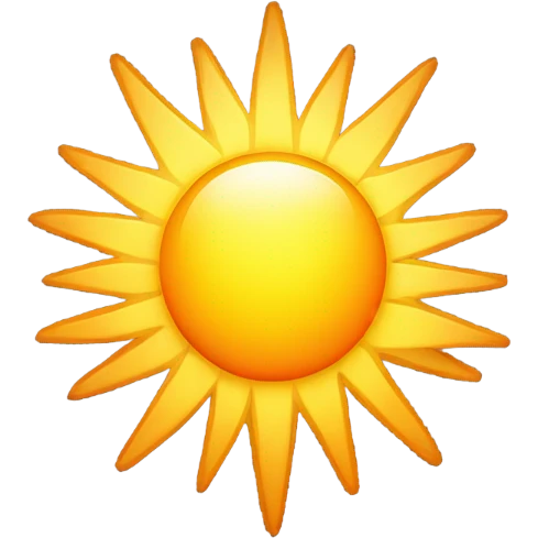 Sun  emoji