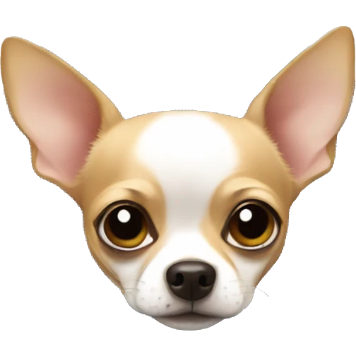 Chihuahua in a duvet emoji