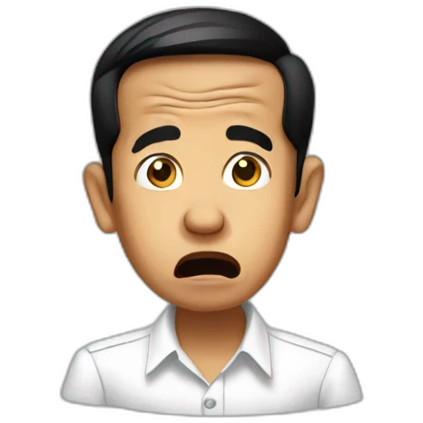 Jokowi shocked emoji
