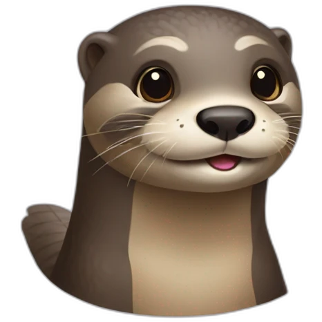 Loutre choqué emoji