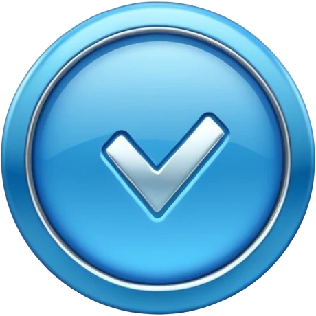 синия галочка веривекации emoji