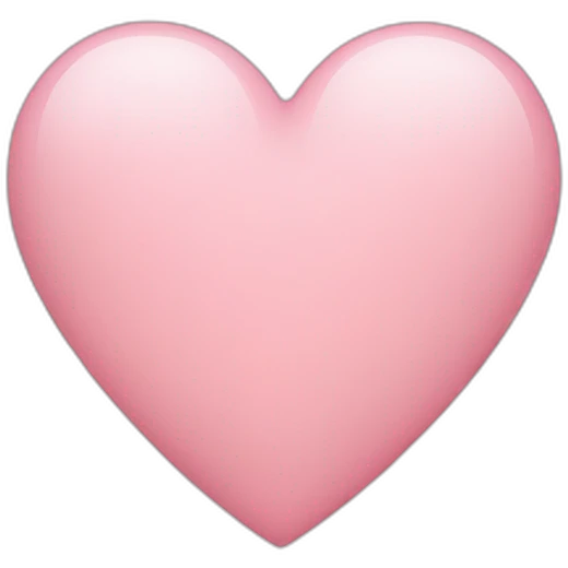 Light Pink Heart emoji