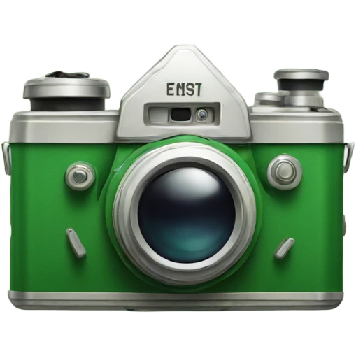 Green vintage Camera emoji