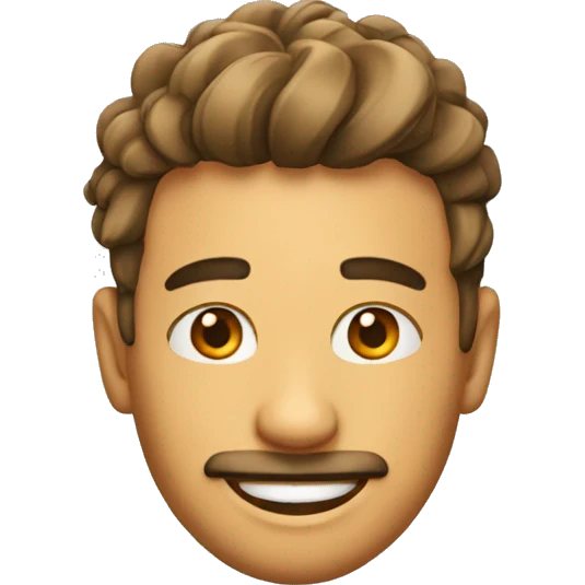 On the emoji below, add whisky glass on top of his head emoji