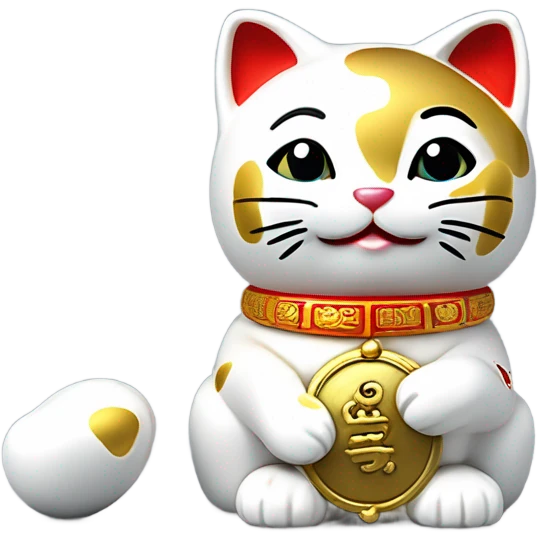 Lucky cat  emoji