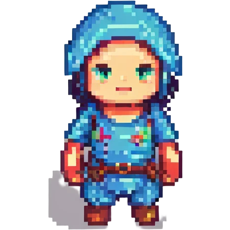 Enhypen member, pixel art style emoji