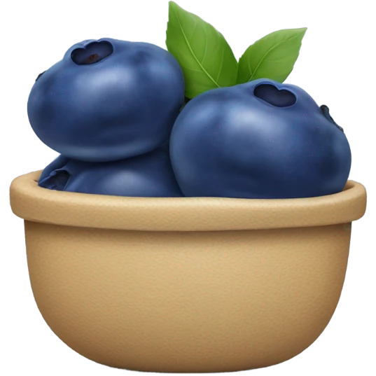 3 Blueberries  emoji