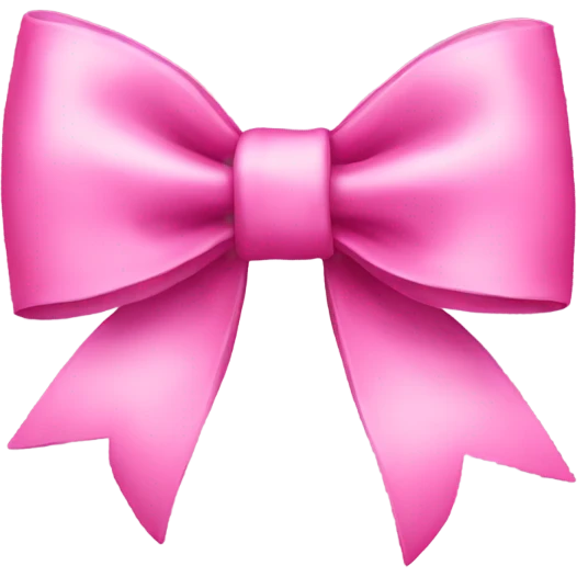 Pink bow  emoji