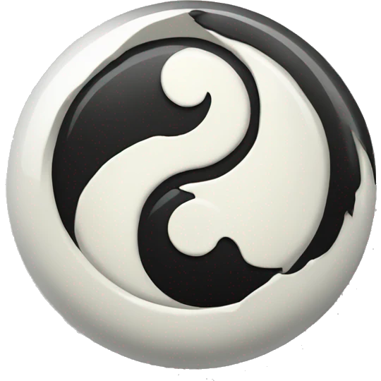 Yin yang   emoji